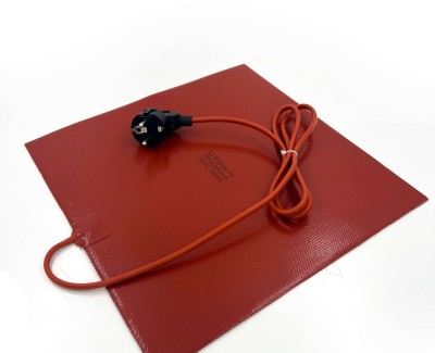 Нагревательная пластина 300x300мм (220V-360W/h4, силиконовая) LFH-14393sg на клейкой основе