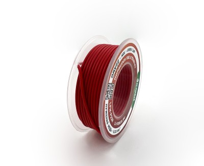 22AWG 10м ПВХ медный провод 0.33 мм² на катушке (красный, UL-1007) LFW-P22R