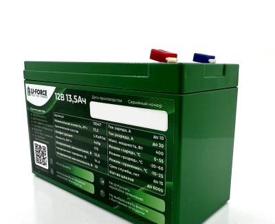 Аккумулятор 12В 13,5Ач LF-1213-12047 (LiFePO4, 4S3P, CBAK 26700FB2, P)