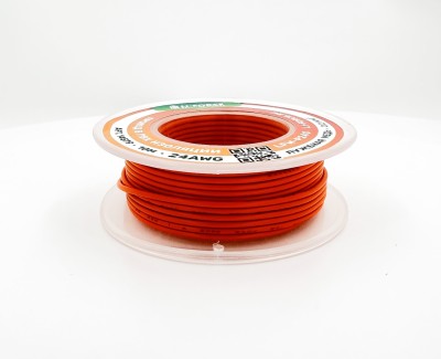 24AWG 10м ПВХ медный провод 0.2 мм² на катушке (оранжевый, UL-1007) LFW-P24O