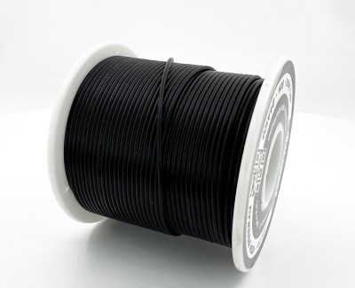 24AWG 50м ПВХ медный провод 0.2 мм² на катушке (черный, UL-1007) LFW-P24B