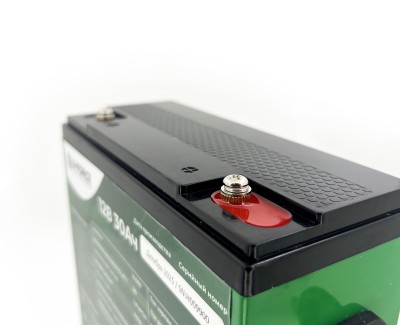 Аккумулятор 12В 30Ач LF-1230-14388 (LiFePO4, 4S2P, c USB и прикуривателем, P)