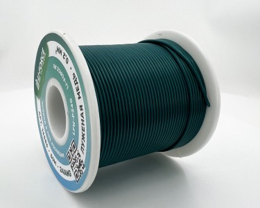 24AWG 50м ПВХ медный провод 0.2 мм² на катушке (зеленый, UL-1007) LFW-P24G