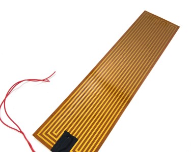 Нагревательная пластина 450x110мм (24V-100W, 6 Ом, термостат 50°C) LFH-12500pg на клейкой основе для аккумулятора