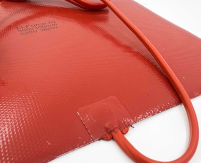 Нагревательная пластина 300x300мм (220V-360W/h4, силиконовая) LFH-14393sg на клейкой основе