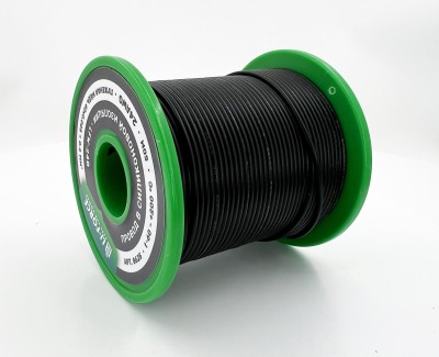 22AWG 50м ПВХ медный провод 0.33 мм² на катушке (черный, UL-1007) LFW-P22B