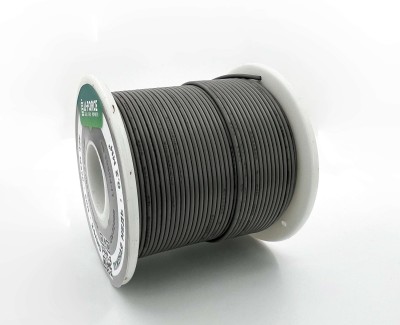 24AWG 50м ПВХ медный провод 0.2 мм² на катушке (серый, UL-1007) LFW-P24Gr