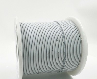24AWG 50м ПВХ медный провод 0.2 мм² на катушке (белый, UL-1007) LFW-P24W