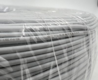 Провод в ПВХ изоляции 22AWG UL1007, 0.33 мм², белый