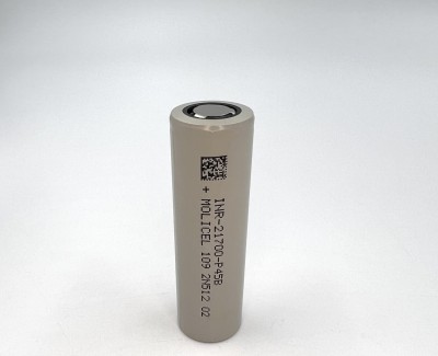Li-Ion 3.6V, Molicel INR-21700-P45B, 4500мАч ( аккумулятор литий-ионный, -40℃, 21700)
