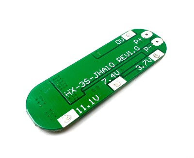 Плата BMS\PCM 3S Li-Ion HX-3S-JHA10 (2,5-4,25V, 8~12A, балансировка, симметрия)