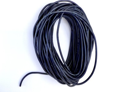22AWG 0,3 мм² Медный провод в силиконовой изоляции (черный, UL3367) LFW-22B