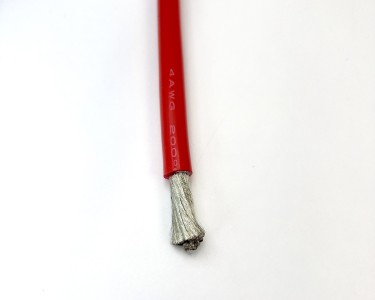 2AWG 35 мм² Медный провод в силиконовой изоляции (красный, UL3135) LFW-2R