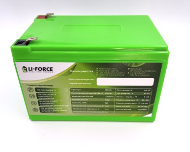 Аккумуляторная батарея 12В 20Ач LF-1220-10848 (LiFePO4, 4S5P, PLB IFR26650-40A, P)