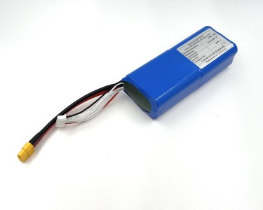 Аккумулятор для FPV 21,6В 6,0Ач LF-216-11510 (Li-Ion, 6S2P, FEB 18650-30M, XT60, T)