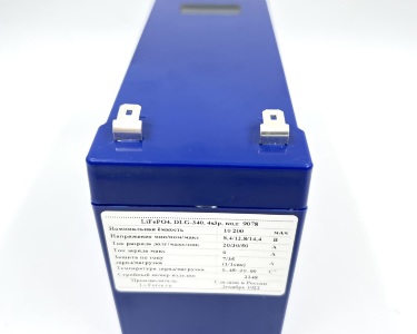 Аккумуляторная батарея 12В 10,2Ач LF-1210-9078 (LiFePO4, 4S3P, DLG LFP26650E-340, Smart, OLED, P)