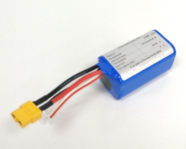 Аккумулятор для FPV 14,4В 2,8Ач LF-142-6607 (Li-Ion, 4S1P, Molicel-18650-P28A, XT60)
