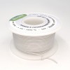 На катушке Медный провод 30AWG 10м 0,06 кв.мм (11*0,08мм) (белый, UL3135) LFW-30W в мягкой силиконовой изоляции