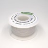 На катушке Медный провод 30AWG 10м 0,06 кв.мм (11*0,08мм) (белый, UL3135) LFW-30W в мягкой силиконовой изоляции фото 2