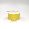 На катушке Медный провод 30AWG 10м 0,06 кв.мм (11*0,08мм) (желтый, UL3135) LFW-30Y в мягкой силиконовой изоляции фото 1