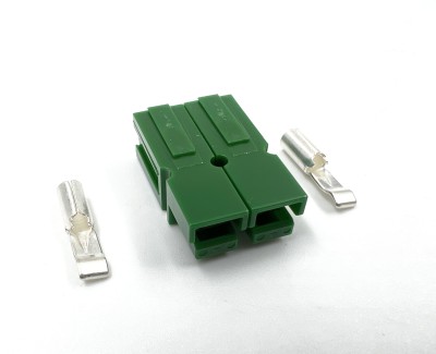 Разъем SMH PP 30A 600V одинарный, зеленый ( аналог Anderson)