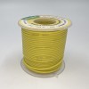 На катушке Медный провод 24AWG 30м 0,2 кв.мм (40*0,08мм) (желтый, UL3135) LFW-24Y в мягкой силиконовой изоляции фото 4