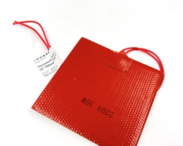 Нагревательная пластина 100х100мм (220V-30W, силиконовая) LFH-9417sg на клейкой основе