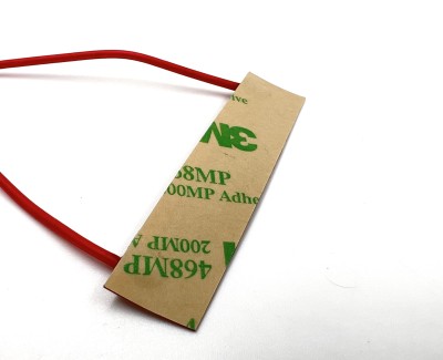 Нагревательная пластина 63х14мм (9V-5W, 12V-10W, 15.2 Ом) LFH-9408pg на клейкой основе
