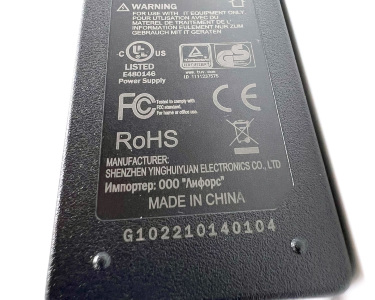 Зарядное устройство 14,4В 3А (4S LiFePO4) YHY-14403000