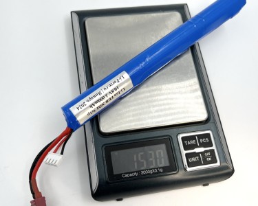 Аккумулятор для страйкбольного привода 12V 3000mAh AK-type (Li-Ion) LF-103-11525