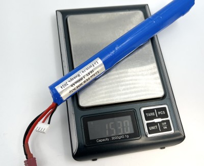 Аккумулятор для страйкбольного привода 12V 3000mAh AK-type (Li-Ion) LF-103-11525