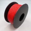 На катушке медный провод 12AWG 10м 3,4 кв.мм (680*0,08мм) (красный, UL3135) LFW-12R в мягкой силиконовой изоляции