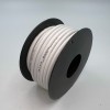 На катушке медный провод 12AWG 10м 3,4 кв.мм (680*0,08мм) (белый, UL3135) LFW-12W в мягкой силиконовой изоляции