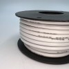 На катушке медный провод 12AWG 10м 3,4 кв.мм (680*0,08мм) (белый, UL3135) LFW-12W в мягкой силиконовой изоляции фото 1