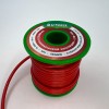 На катушке Медный провод 13AWG 10м 2,5 кв.мм (500*0,08мм) (красный, UL3135) LFW-13R в мягкой силиконовой изоляции фото 0