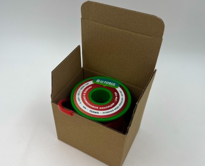 На катушке Медный провод 13AWG 10м 2,5 кв.мм (500*0,08мм) (красный, UL3135) LFW-13R в мягкой силиконовой изоляции