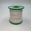 На катушке Медный провод 13AWG 10м 2,5 кв.мм (500*0,08мм) (белый, UL3135) LFW-13W в мягкой силиконовой изоляции фото 4