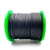 На катушке Медный провод 22AWG 50м 0,3 кв.мм (60*0,08мм) (черный, UL3135) LFW-22B в мягкой силиконовой изоляции фото 2