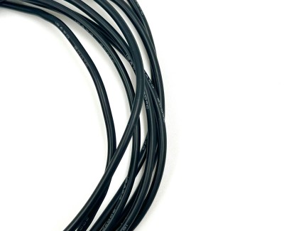 На катушке Медный провод 16AWG 20м 1,27 кв.мм (252*0,08мм) (черный, UL3135) LFW-16B в мягкой силиконовой изоляции
