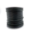 На катушке Медный провод 22AWG 30м 0,3 кв.мм (60*0,08мм) (черный, UL3135) LFW-22B в мягкой силиконовой изоляции фото 3