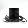 На катушке Медный провод 22AWG 30м 0,3 кв.мм (60*0,08мм) (черный, UL3135) LFW-22B в мягкой силиконовой изоляции фото 1