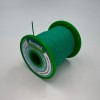 На катушке Медный провод 24AWG 50м 0,2 кв.мм (40*0,08мм) (зеленый, UL3135) LFW-24G в мягкой силиконовой изоляции