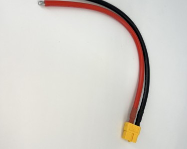 Разъем питания Amass XT60-F с силиконовым проводом 12AWG, 200 мм