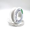 На катушке Медный провод 26AWG 10м 0,14 кв.мм (30*0,08мм) (белый, UL3135) LFW-26W в мягкой силиконовой изоляции фото 1