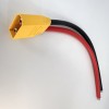 Разъем питания Amass XT90H-M с силиконовым проводом 10AWG, 200мм фото 0