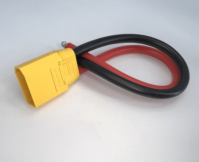Разъем питания Amass XT90H-M с силиконовым проводом 10AWG, 200мм
