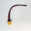 Разъем питания Amass XT60H-F с силиконовым проводом 14AWG, 200мм