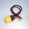 Разъем питания Amass XT60H-F с силиконовым проводом 14AWG, 200мм фото 7
