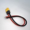Разъем питания Amass XT60H-F с силиконовым проводом 14AWG, 200мм фото 3