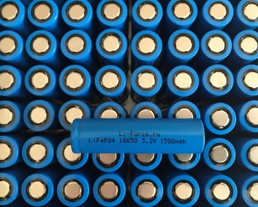 LiFePO4 3.2V, LF18650, 1500 мАч (аккумулятор литий-железо-фосфатный)